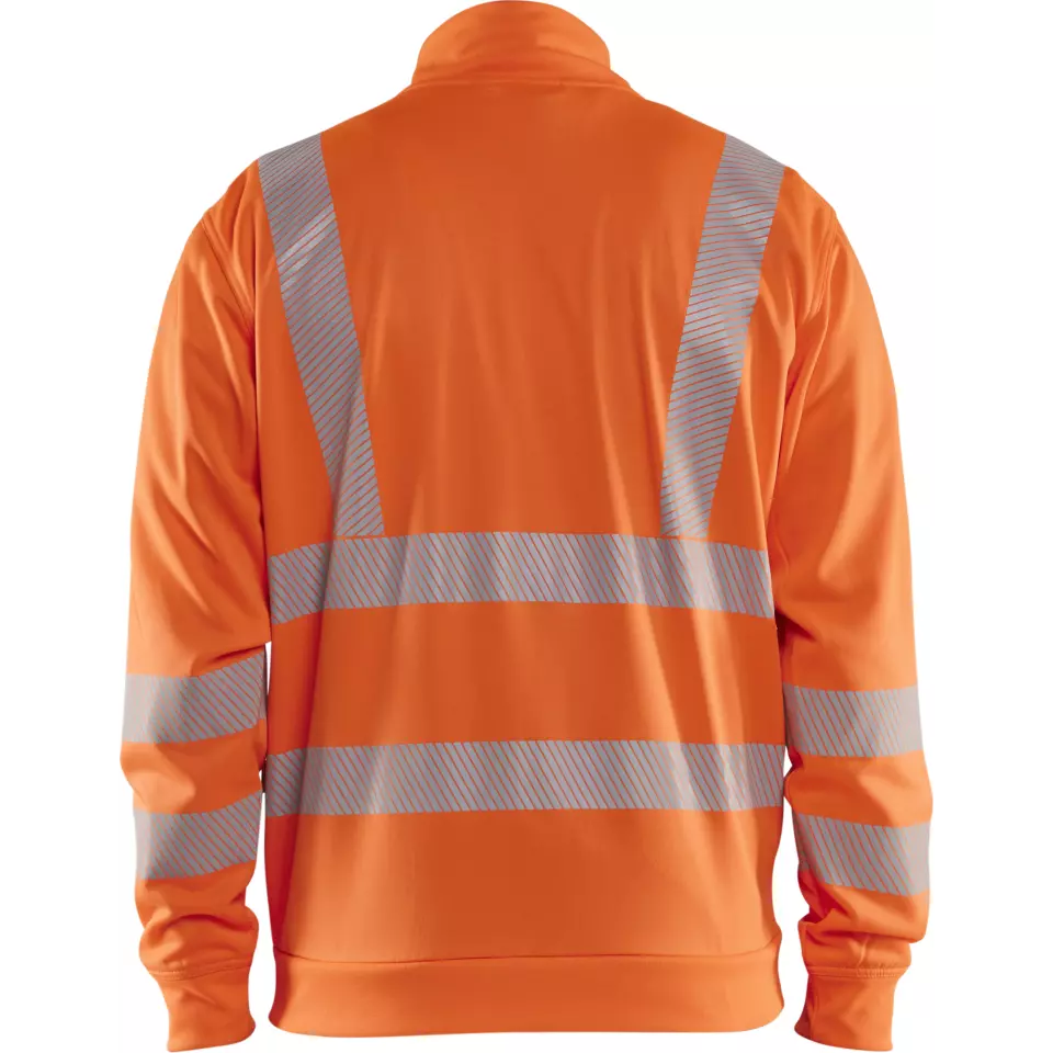 Blåkläder 356325385300, High Vis Sweatjacke, Orange, image 4, gallery thumbnail