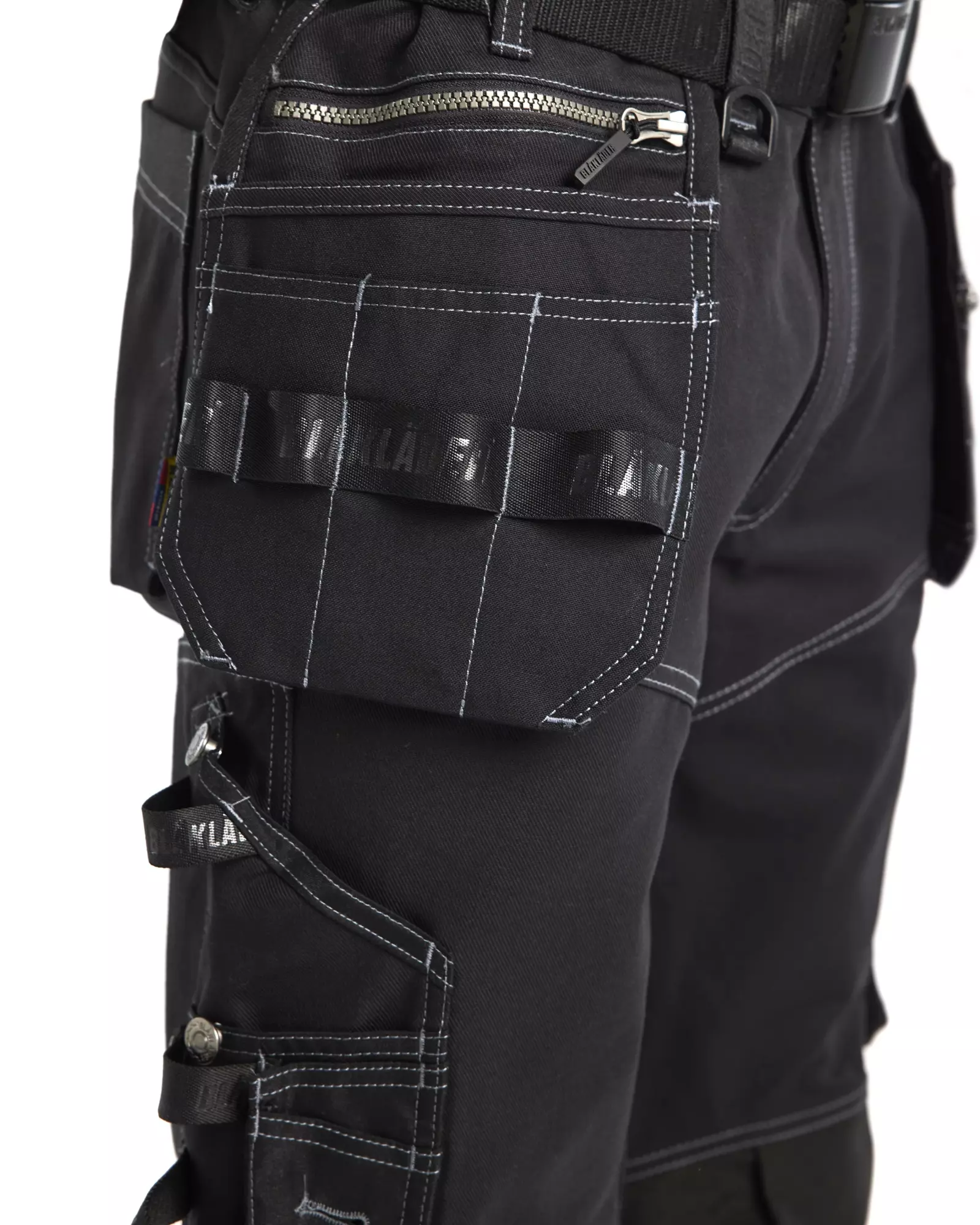 Blaklader 179013709900, Stretch Craftsman Work Trousers, Black, image 7