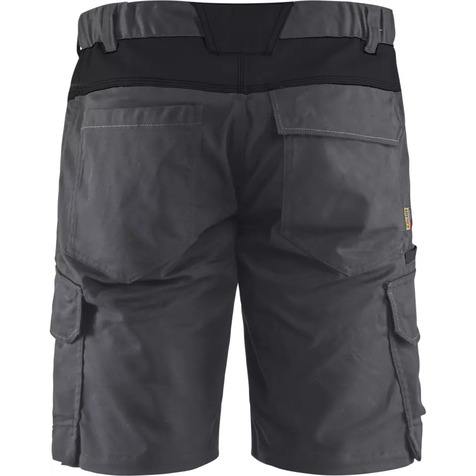 Blaklader 144618329699, Industry Stretch Shorts, Medium Grey/Black, image 4, gallery thumbnail