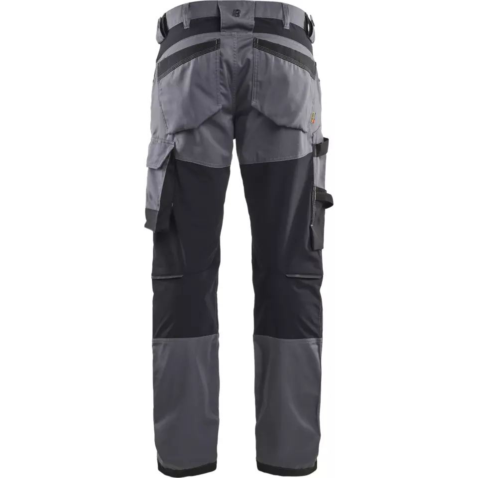 Blaklader 175118329600, Stretch Craftsman Work Trousers, Medium Grey, image 4, gallery thumbnail