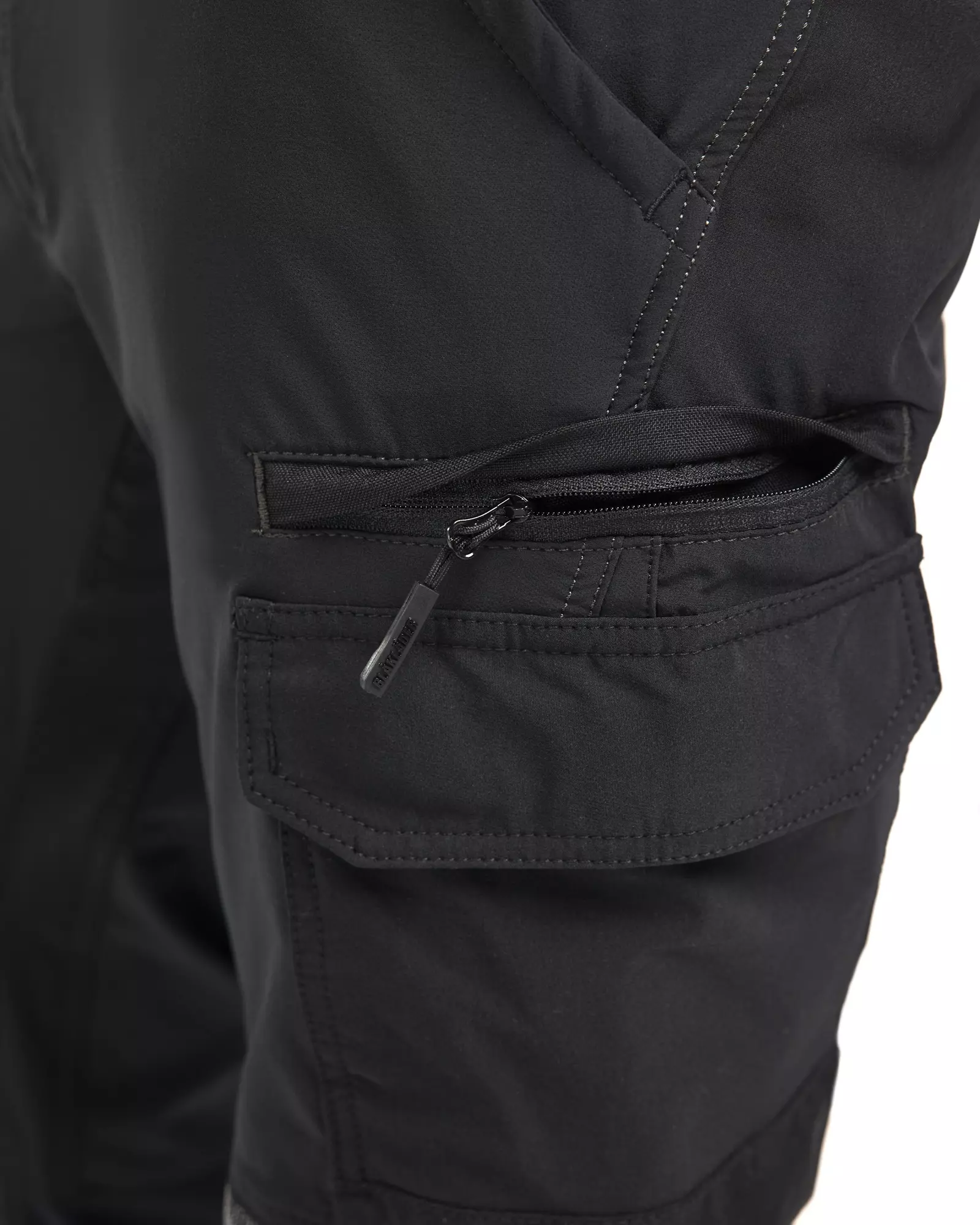 Blaklader 142216459998, 4-Way Service Stretch Work Trousers, Black/Dark Grey, image 8