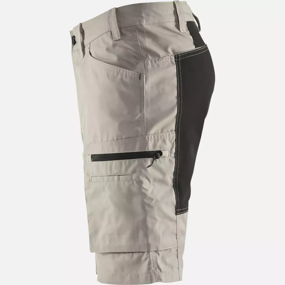 Blaklader 144918452799, Stretch Shorts, Stone Grey/Black, image 3, gallery thumbnail