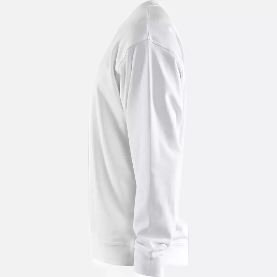 Blaklader 334011581000, Sweatshirt, White, image 3, gallery thumbnail
