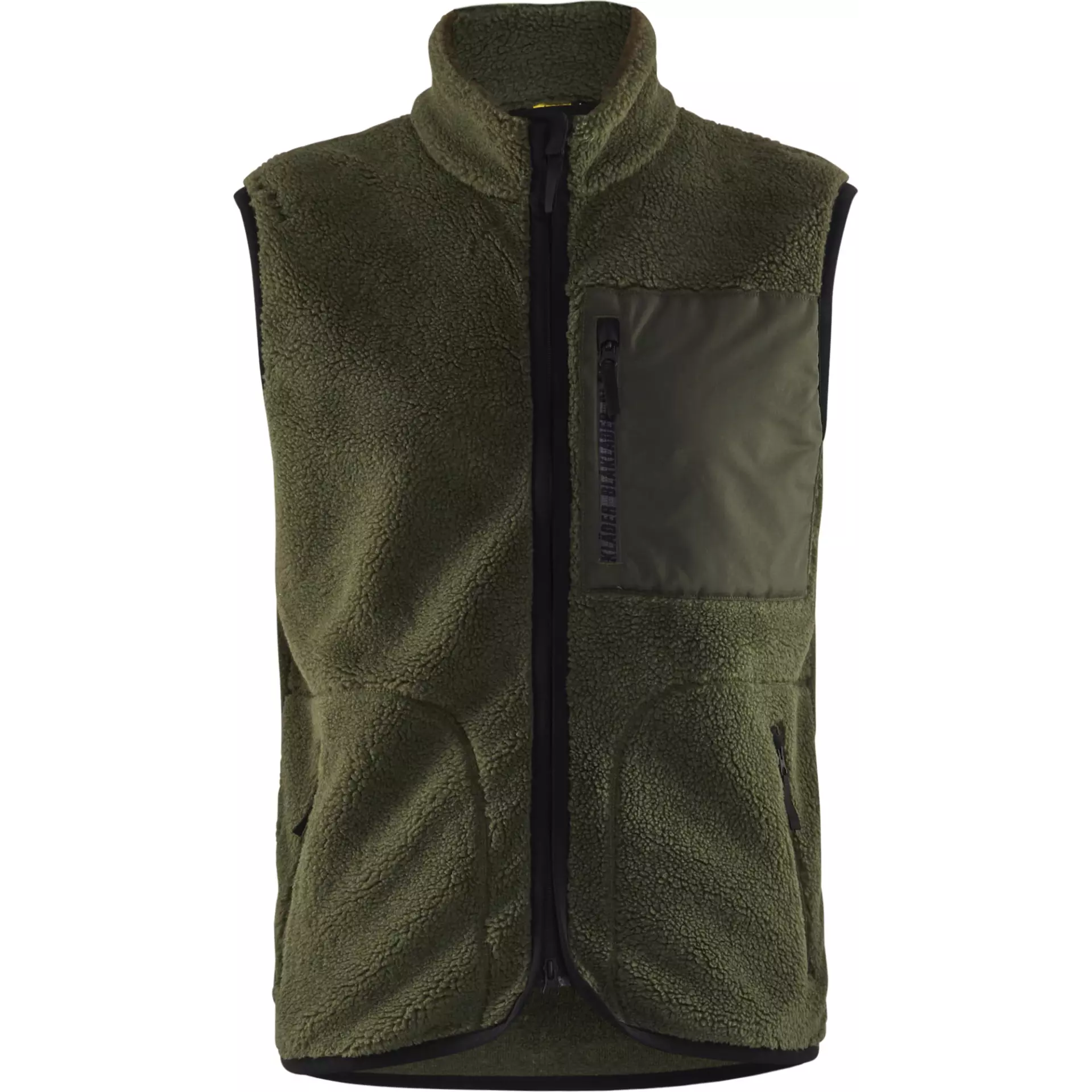 Blaklader 382029554109, Pile Vest, Autumn Green, image 1