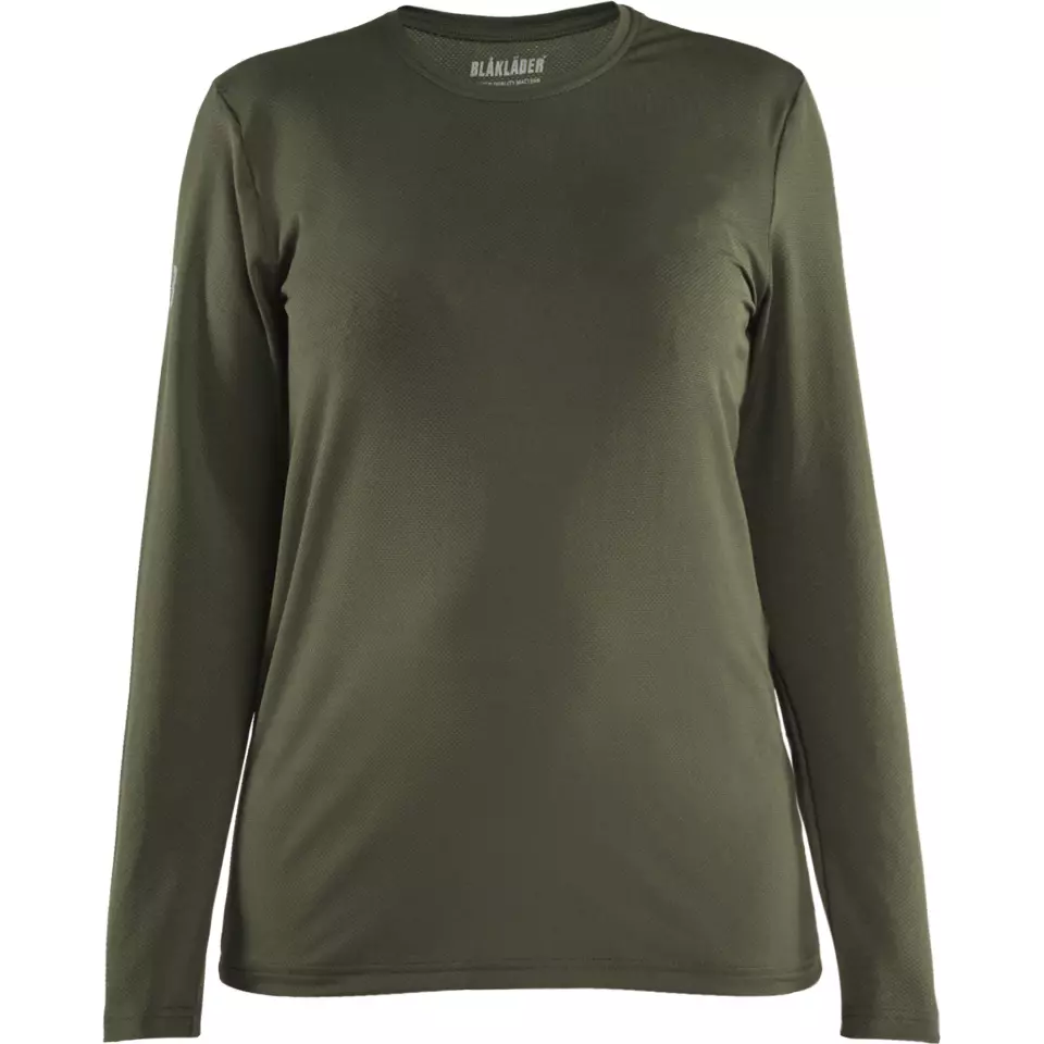 Blåkläder 342711264209, Women's Functional UV Protection Long Sleeve Shirt, Forest Green, image 1, gallery thumbnail
