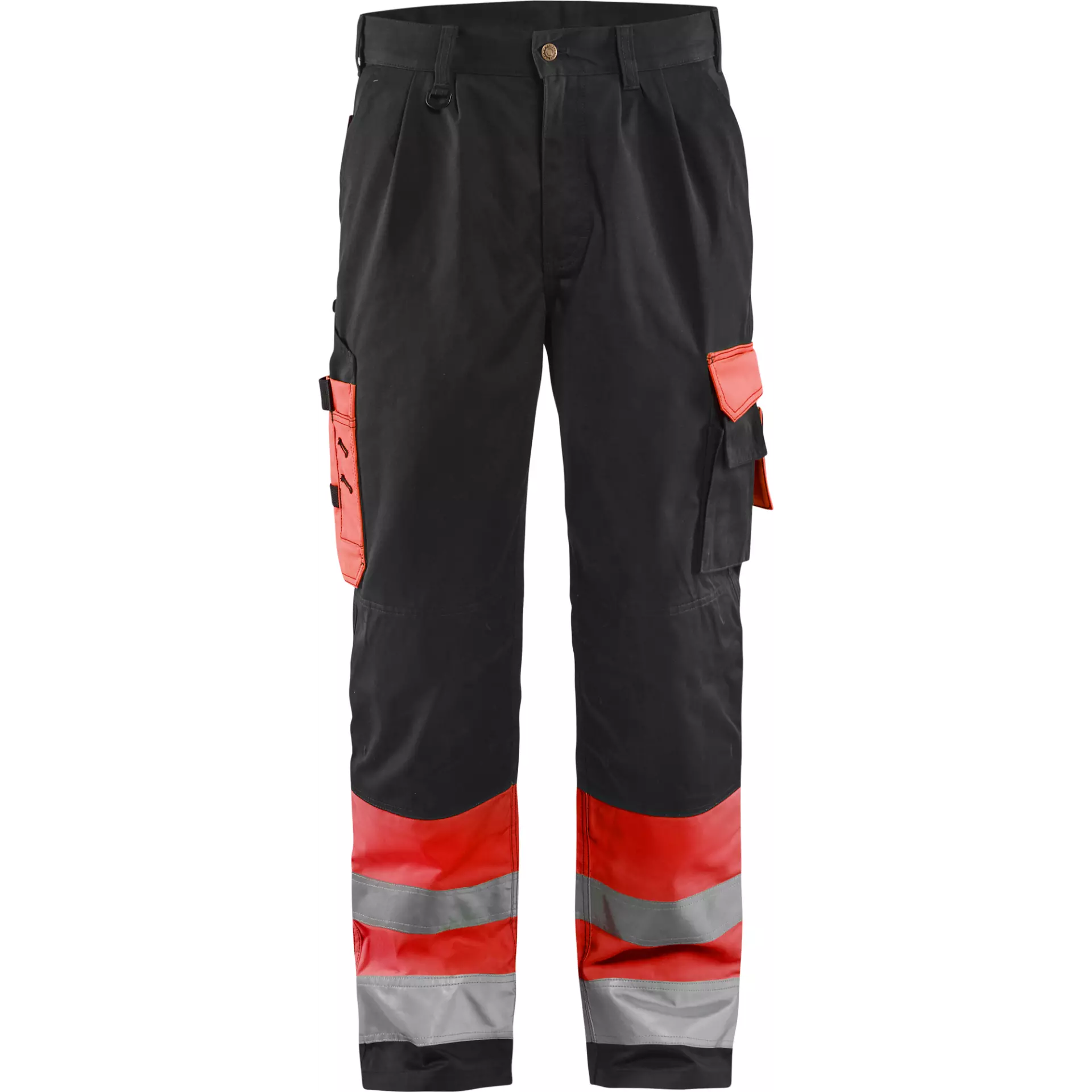 Blåkläder 158418605599, High Vis Work Pants, Red/Black, image 1