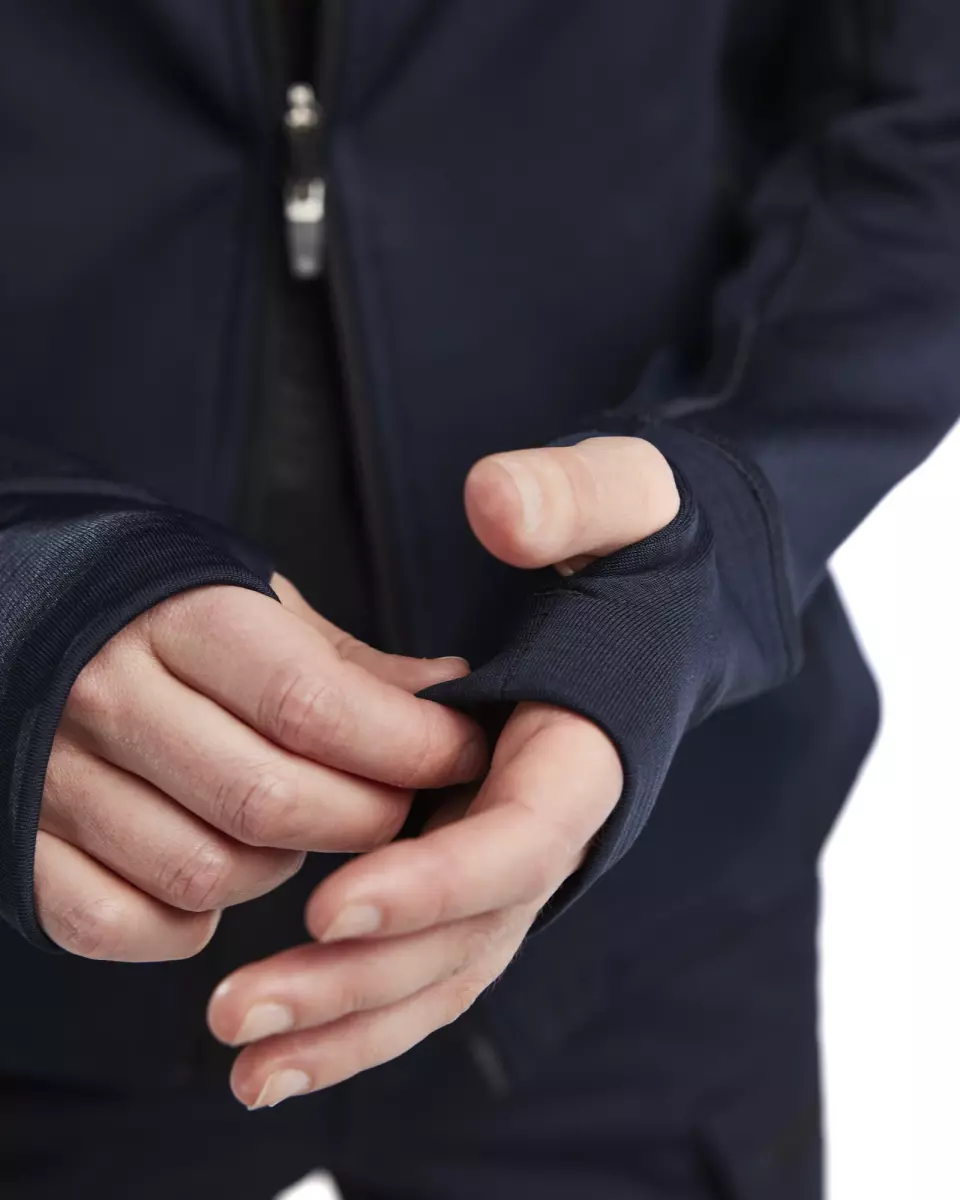 Blåkläder 474525398600, STRIKER Women's Fleece Jacket, Dark Navy Blue, image 7, gallery thumbnail