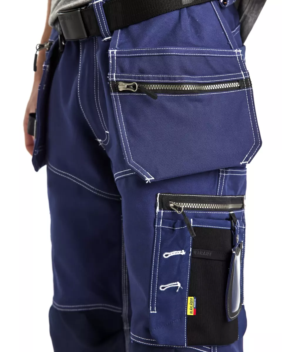Blaklader 179013708800, Stretch Craftsman Work Trousers, Navy, image 6, gallery thumbnail