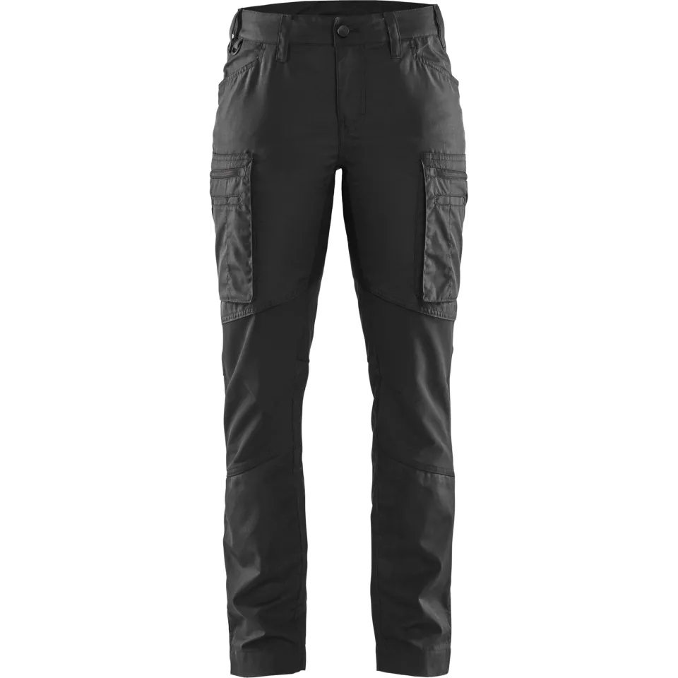 Blaklader 715918459900, Damen Stretch Arbeitshose, Schwarz