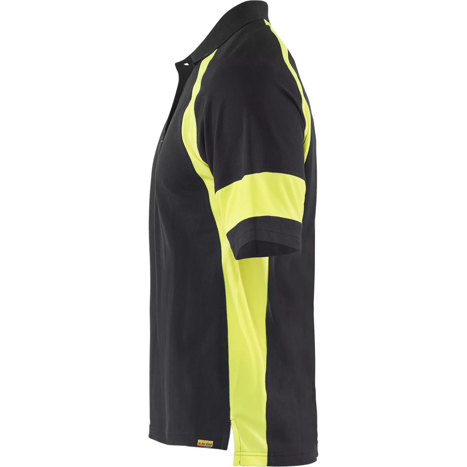 Blaklader 352810509933, High Vis Polo Shirt, Black/Yellow, image 3