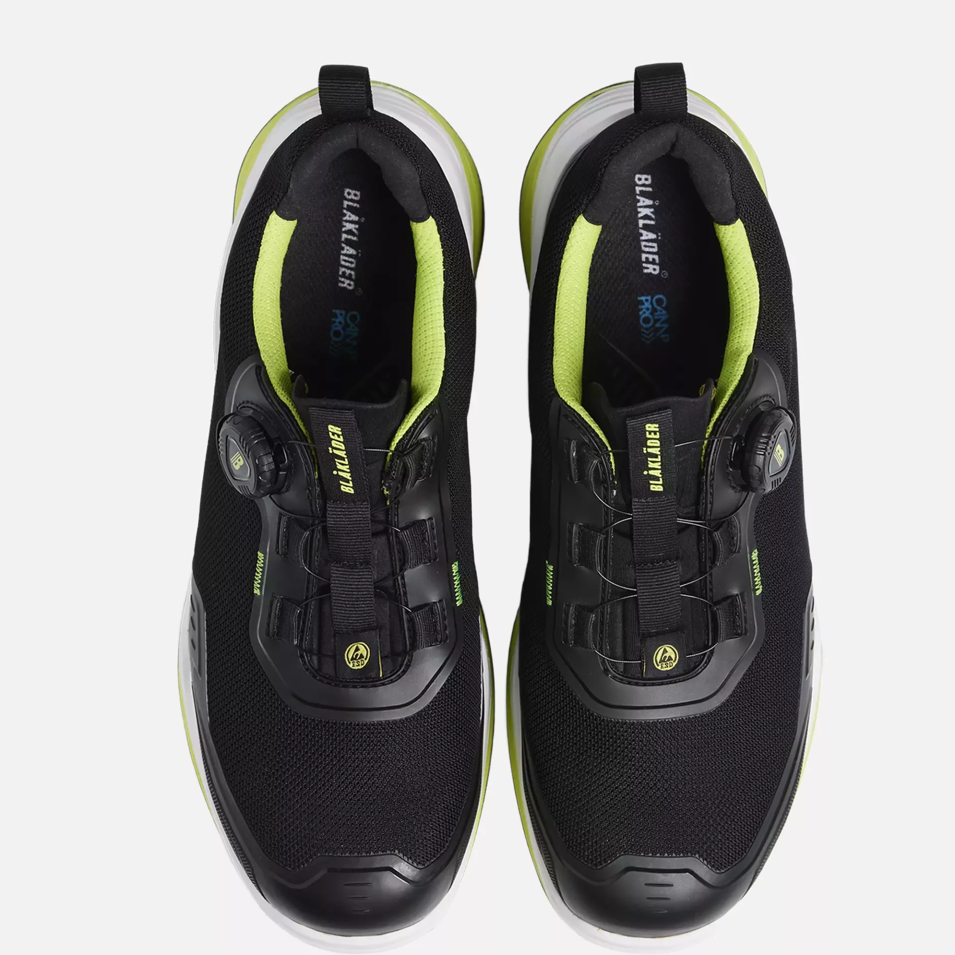 Blaklader 248600009943, STRIKER Safety Shoe, Black/Lime Green, image 2