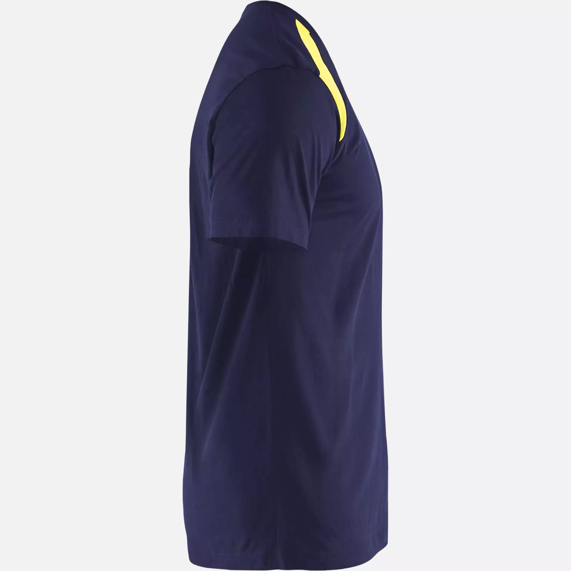 Blaklader 337910428833, T-Shirt, Marineblau/Gelb, image 2