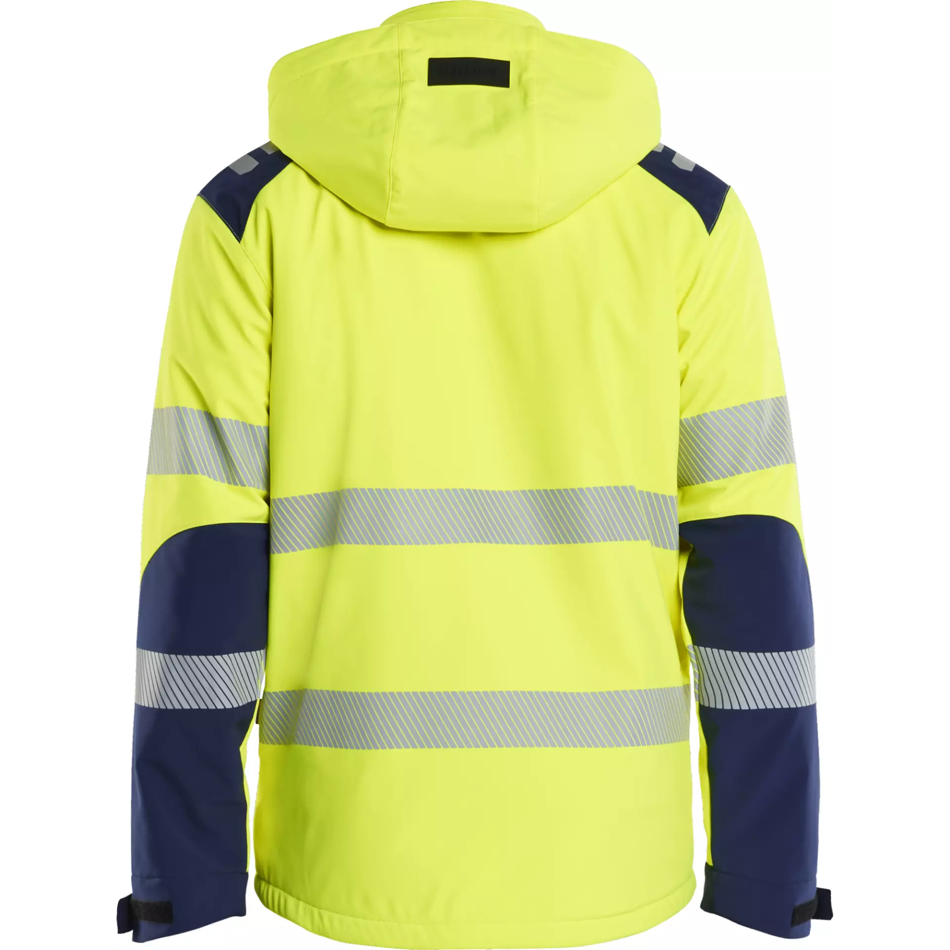 Blaklader 440025133389, High Vis Lined Lightweight Softshell Winter Jacket, Yellow/Navy, image 4
