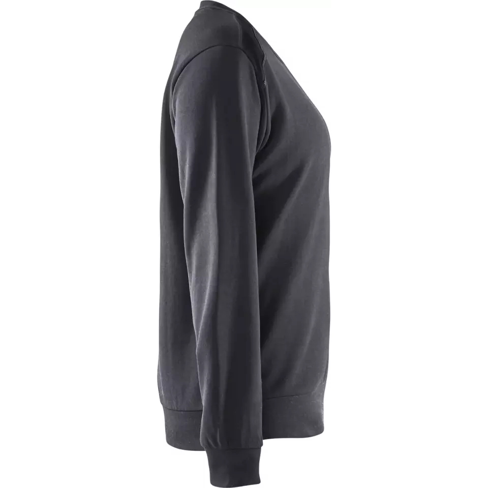 Blåkläder 340811589699, Ladies Sweatshirt, Medium Grey/Black, image 2, gallery thumbnail