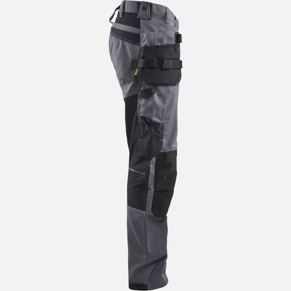 Blaklader 175018329600, Stretch Craftsman Work Trousers, Medium Grey, image 2, gallery thumbnail