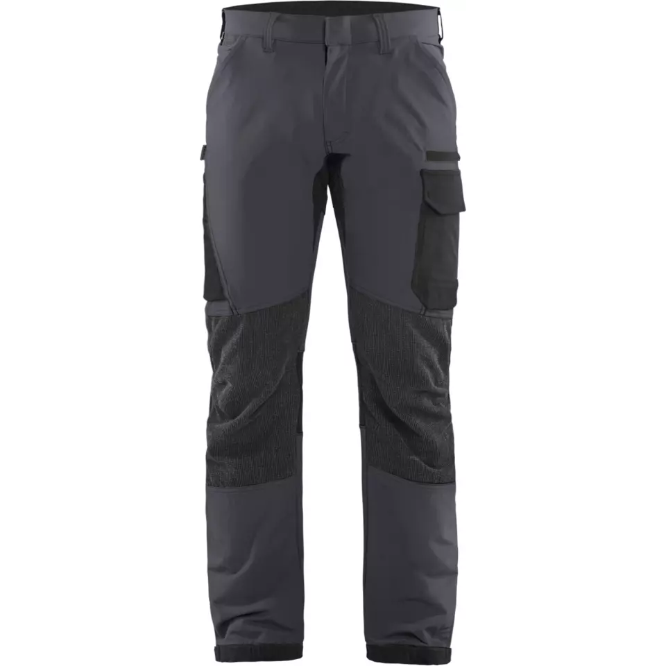 Blaklader 142216459699, 4-Wege-Service Stretch Arbeitshose, Mittelgrau/Schwarz, image 1, gallery thumbnail