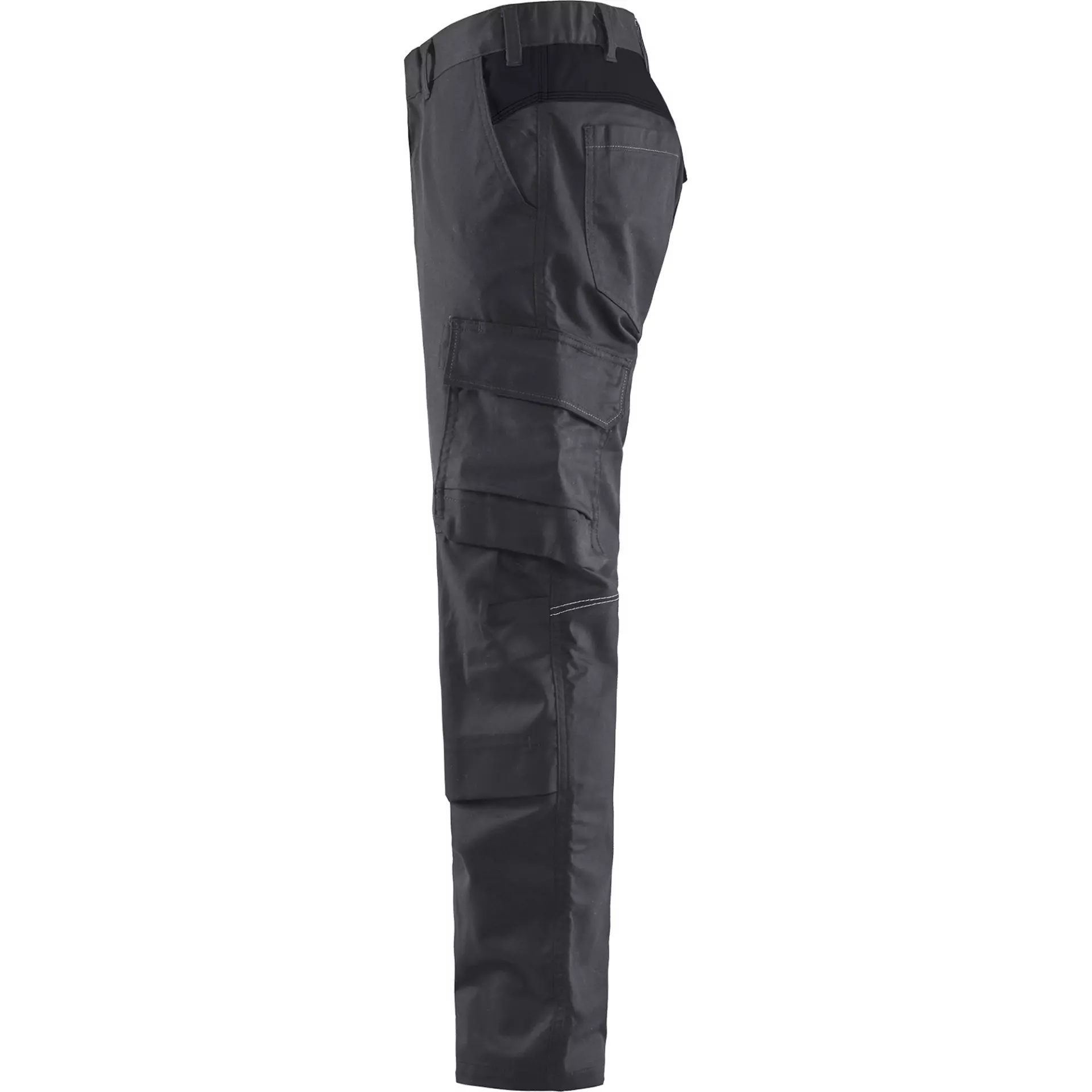 Blaklader 144818329699, Industry Stretch Work Trousers with Knee Pad Pockets, Medium Grey/Black, image 3