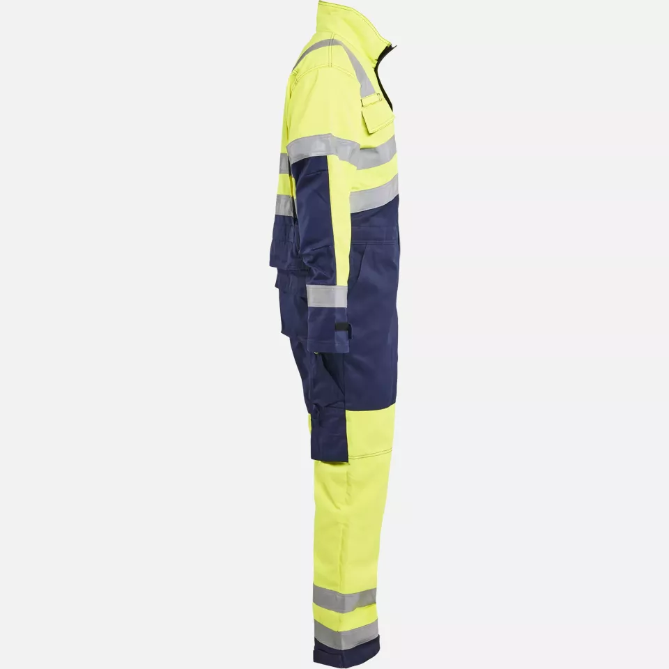 Blaklader 637318043389, Hi-Vis Coverall, Yellow/Navy, image 2, gallery thumbnail