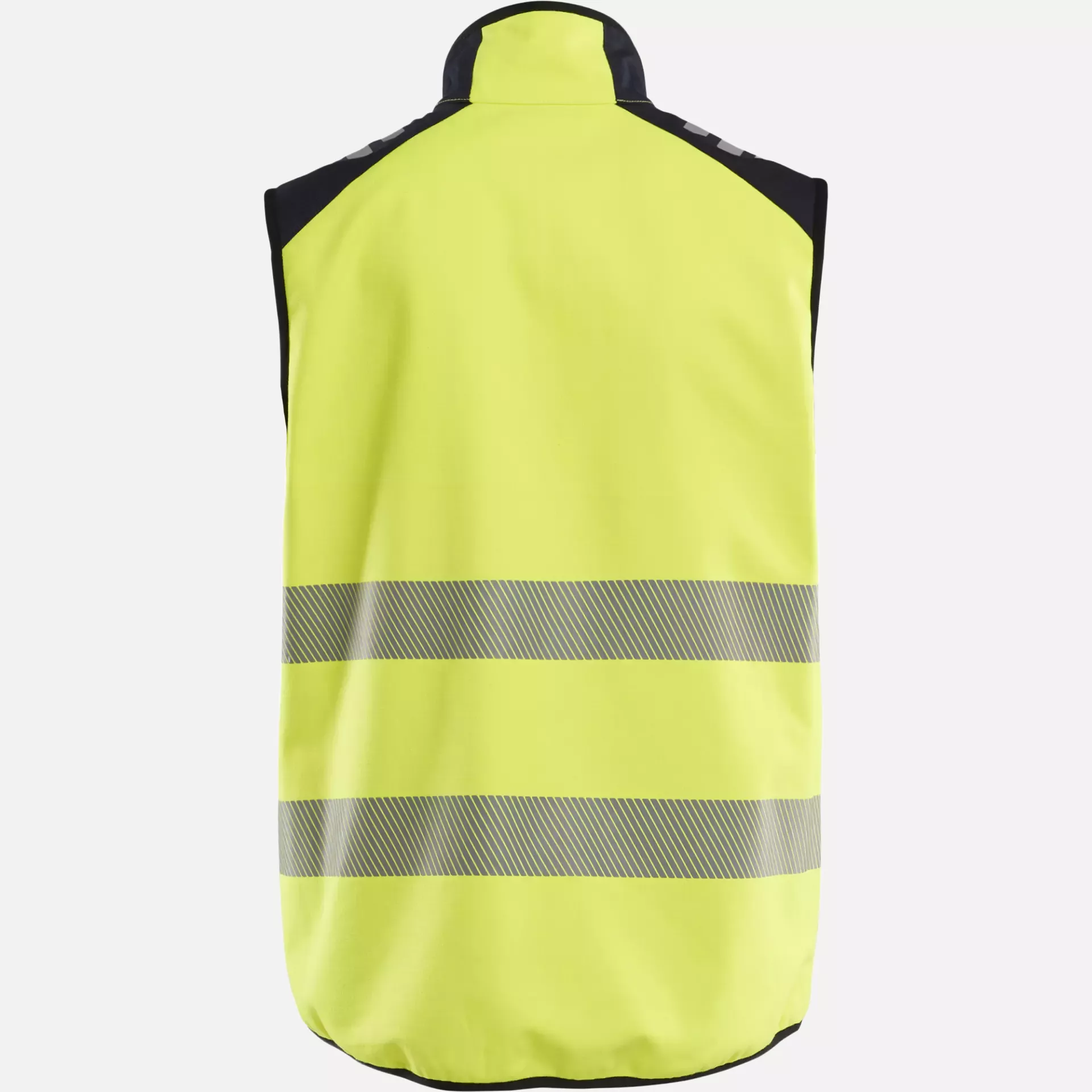 Blaklader 384915603389, Multinorm Softshell Vest, Yellow/Navy, image 4