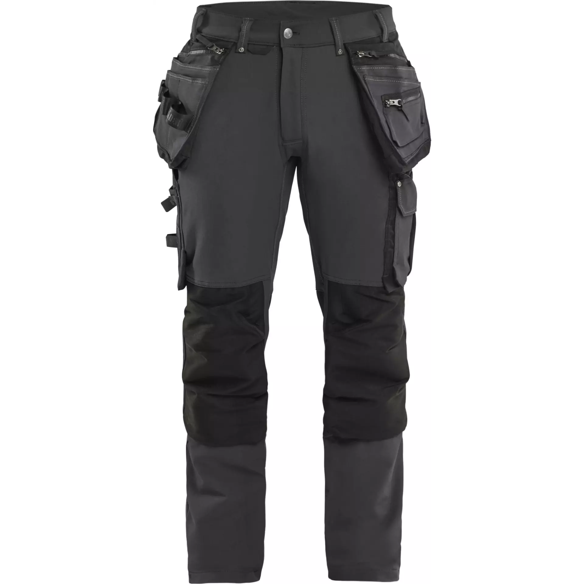 Blaklader 199816449899, X1900 4-Way Stretch Craftsman Work Trousers, Dark Grey/Black