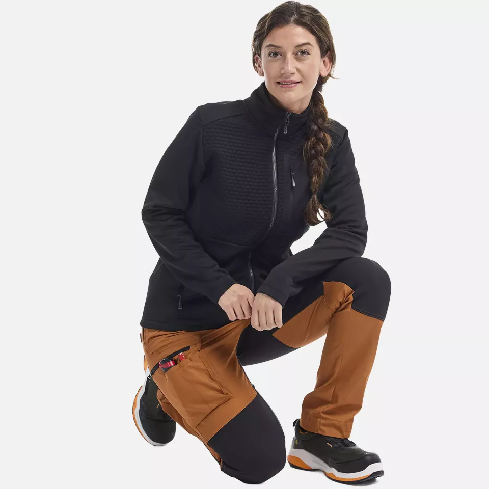 Blaklader 715918454099, Ladies Stretch Work Trousers, Rust/Black, image 7, gallery thumbnail