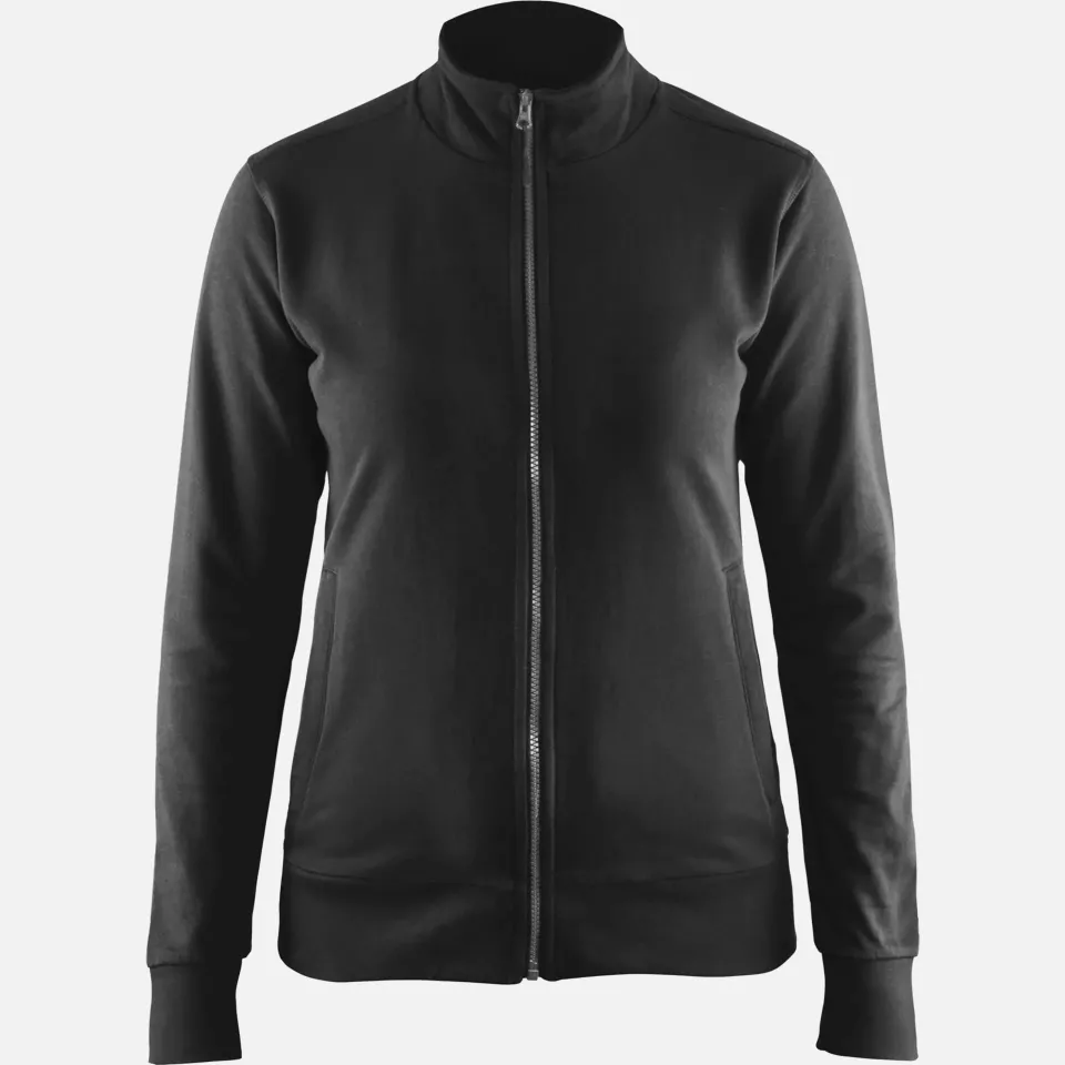 Blaklader 337211589900, Ladies Sweatshirt Jacket, Black, image 1, gallery thumbnail