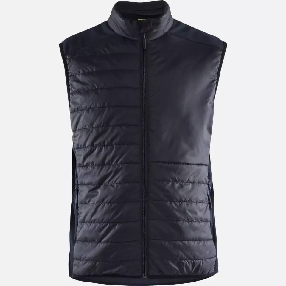 Blaklader 386320309986, Lined Vest, Black/Dark Navy, image 1, gallery thumbnail