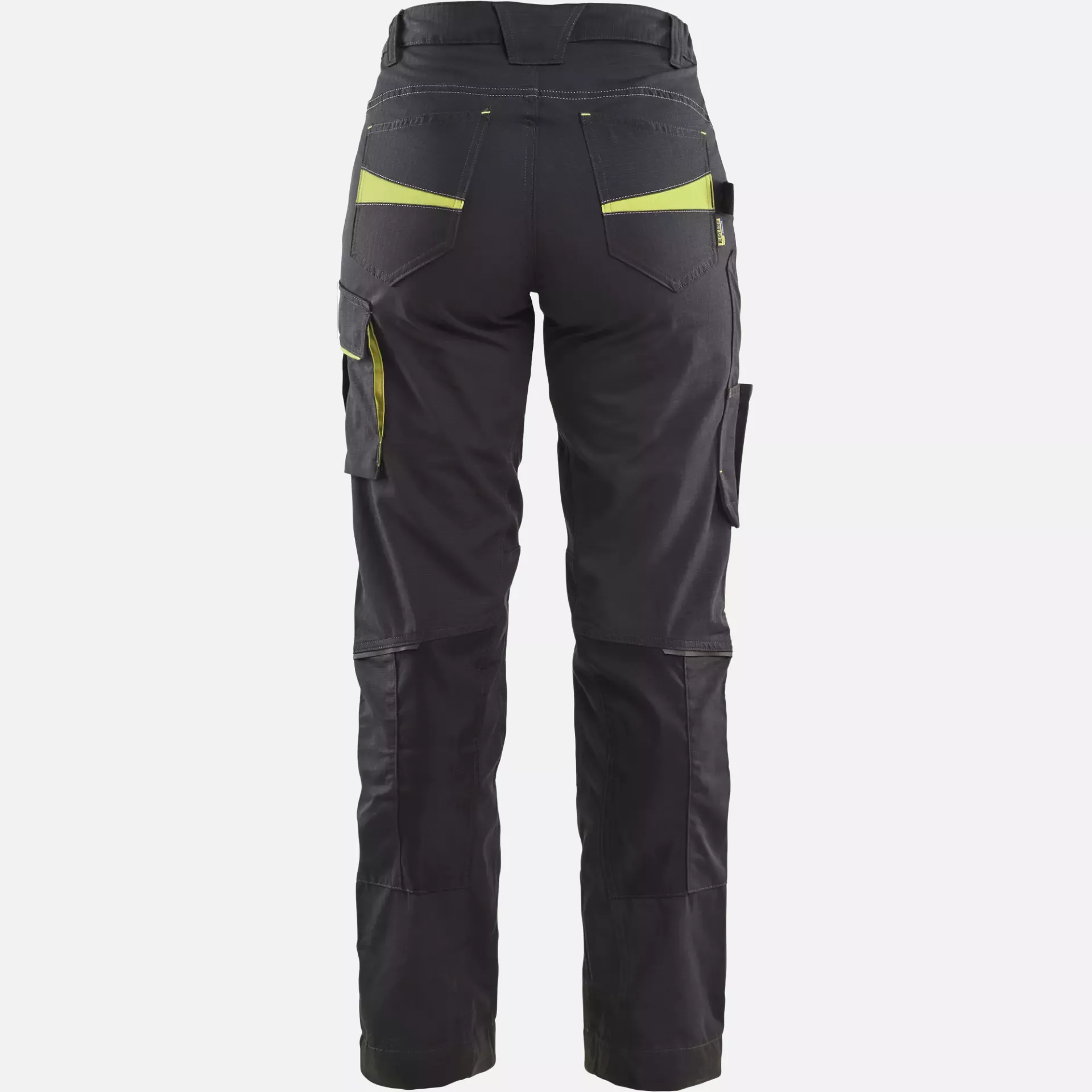 Blaklader 719513309933, Damen Stretch Arbeitshose, Schwarz/Gelb, image 4