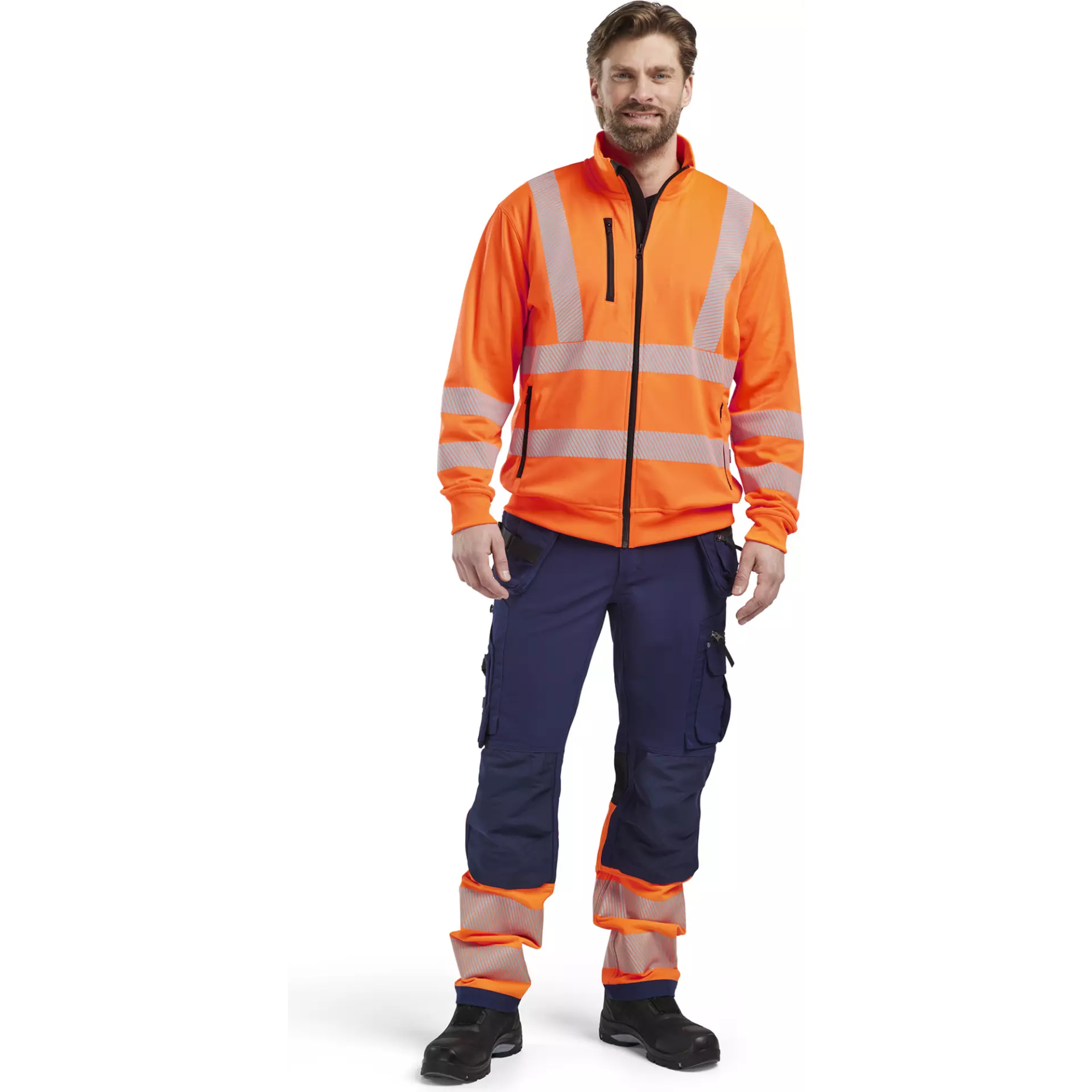 Blåkläder 356325385300, High Vis Sweatjacke, Orange, image 5