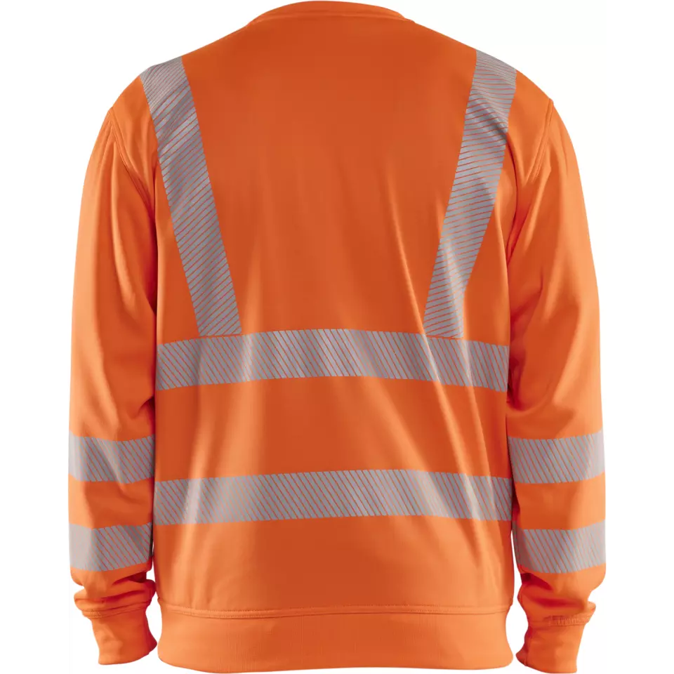 Blåkläder 356225385300, High Vis Sweatshirt, Orange, image 4, gallery thumbnail