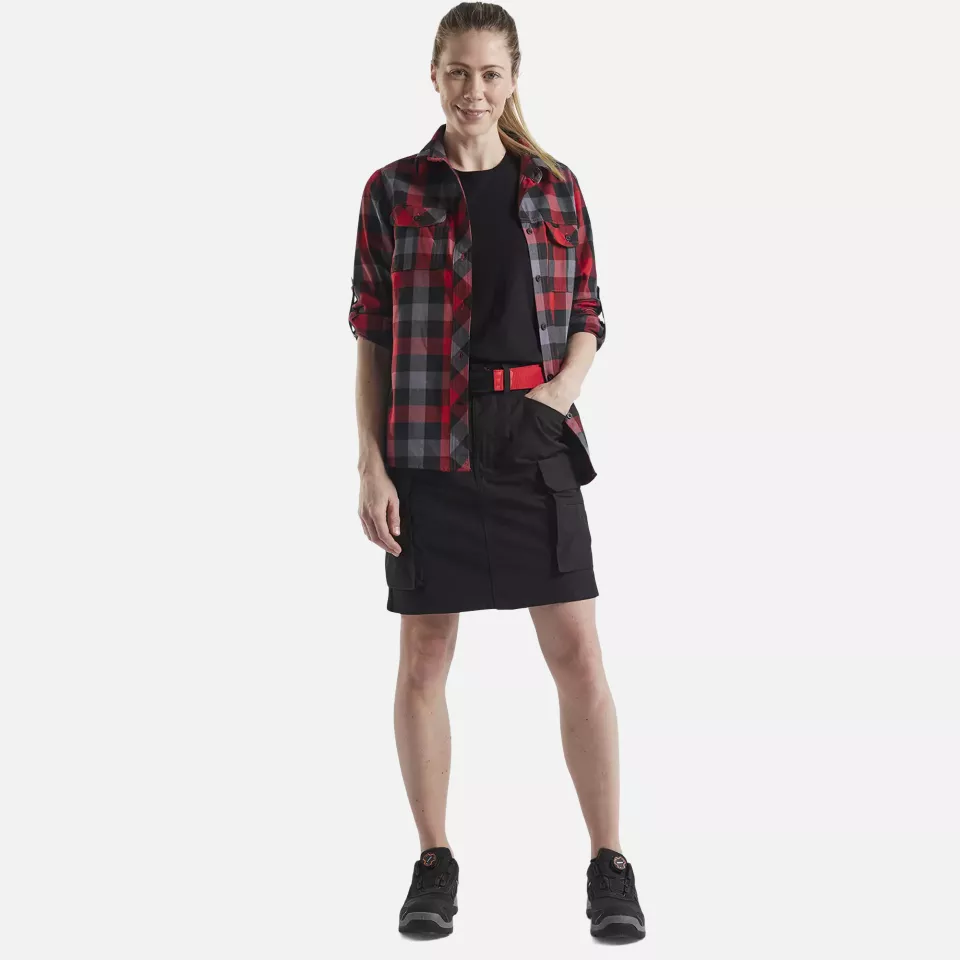 Blaklader 714818459900, Stretch Work Skirt, Black, image 5, gallery thumbnail