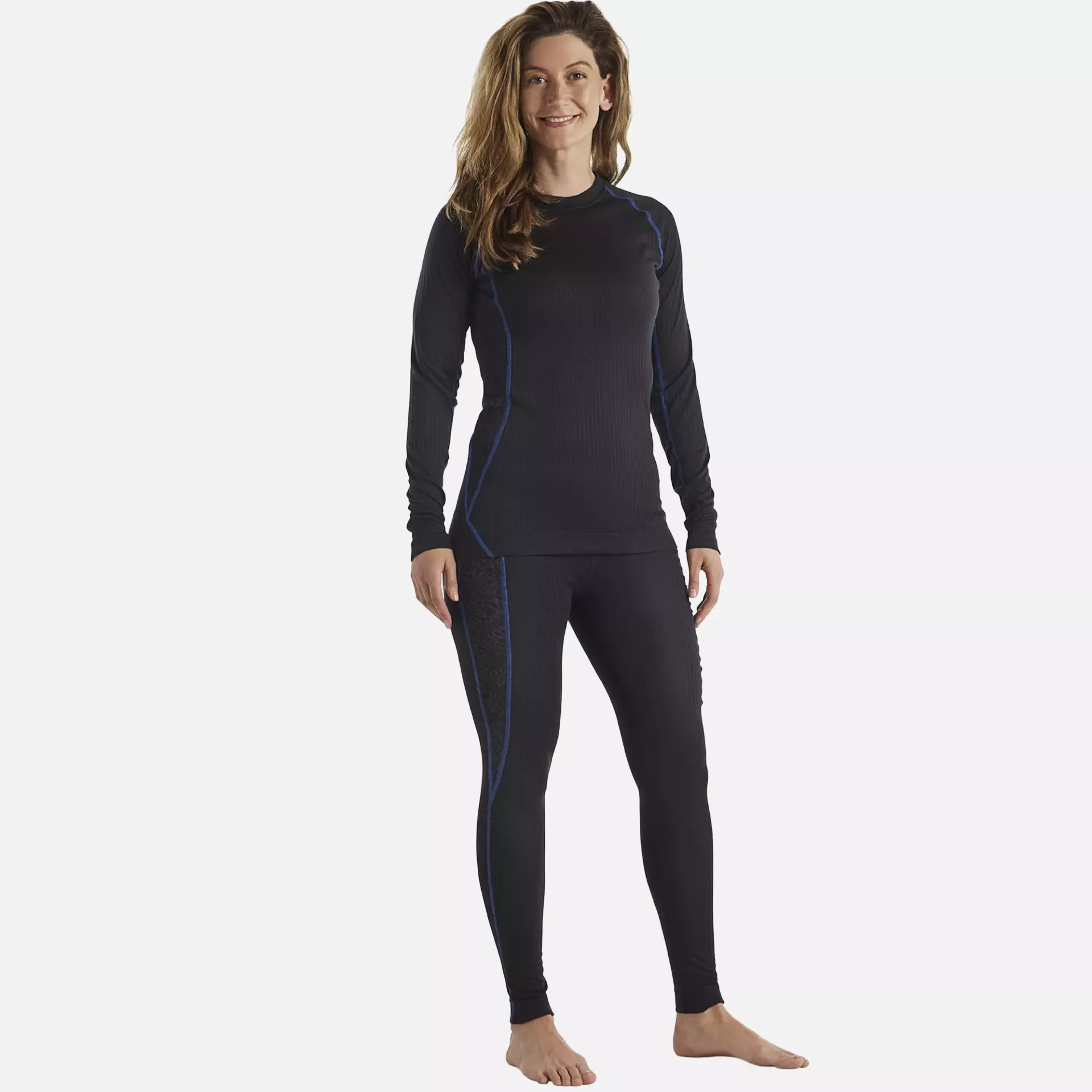Blaklader 720217079985, Damen Light Unterwäsche Set, Schwarz/Kornblau, image 9