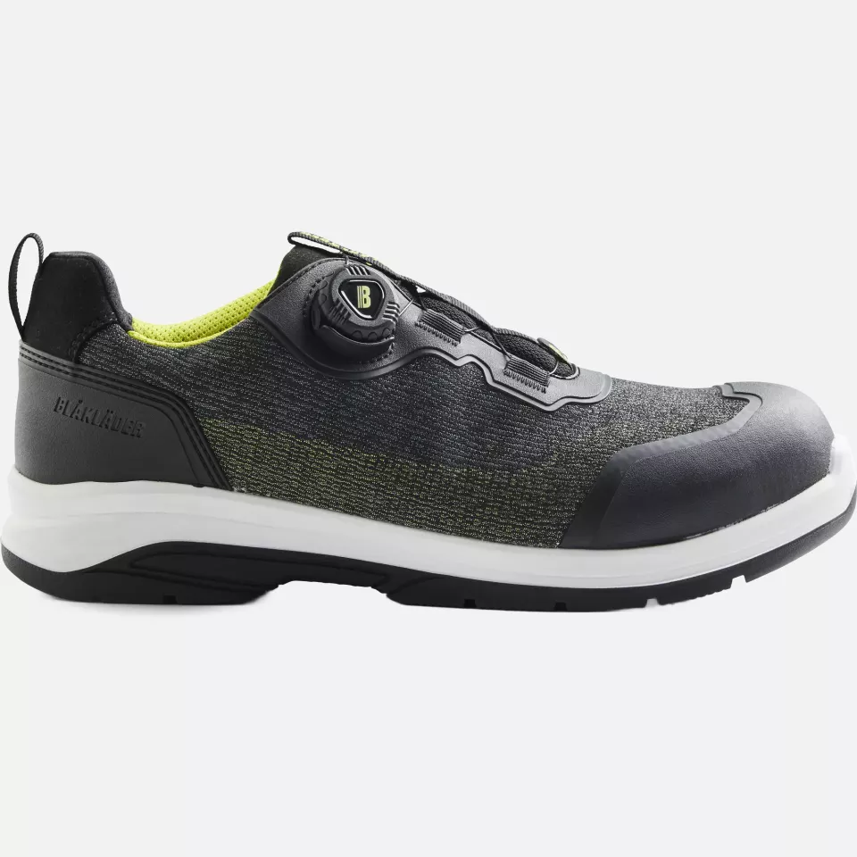 Blaklader 243800004633, CRADLE Safety Shoe, Army Green/Yellow, image 1, gallery thumbnail