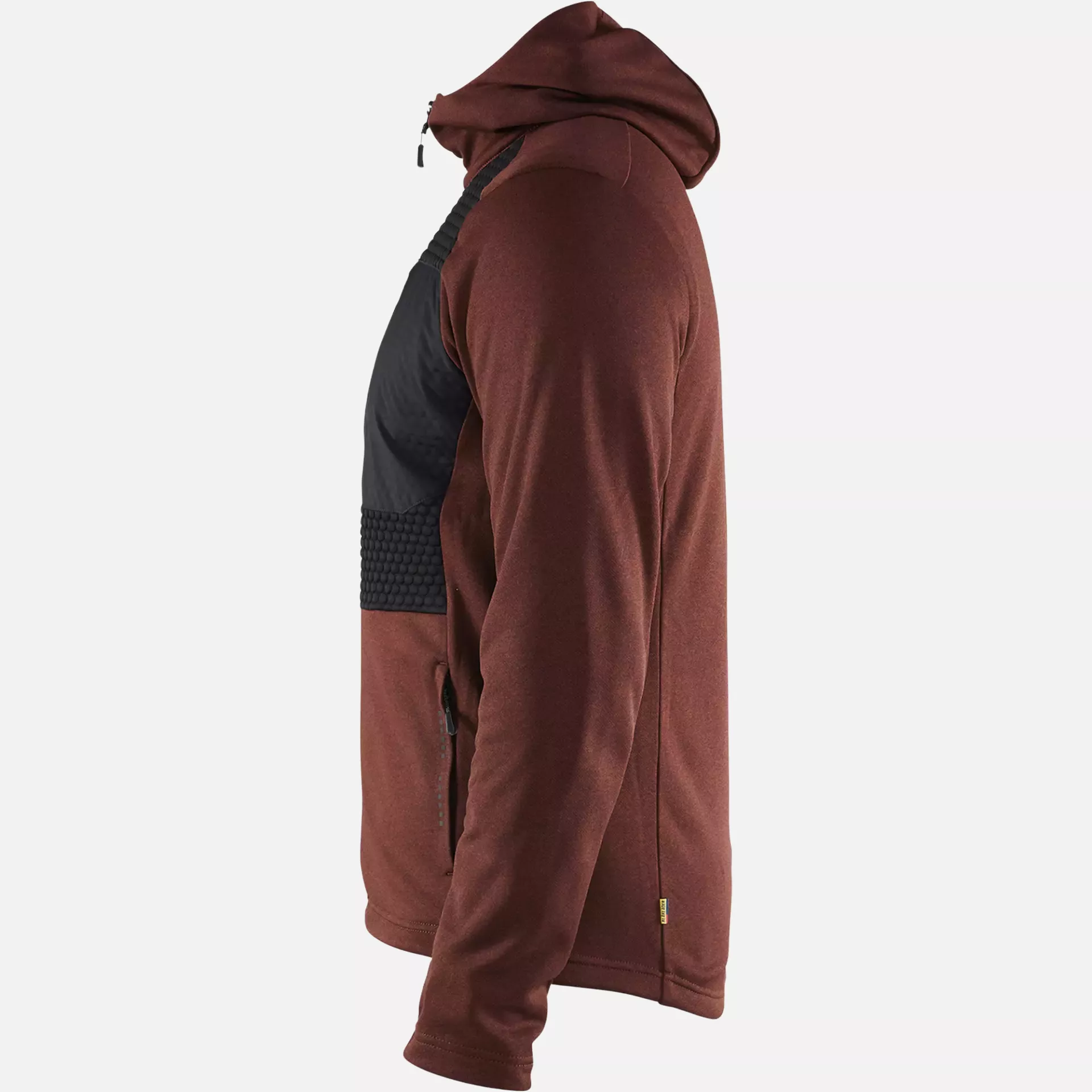 Blaklader 354025335999, Hooded Sweatshirt with Zipper, Rust Red/Black, image 3
