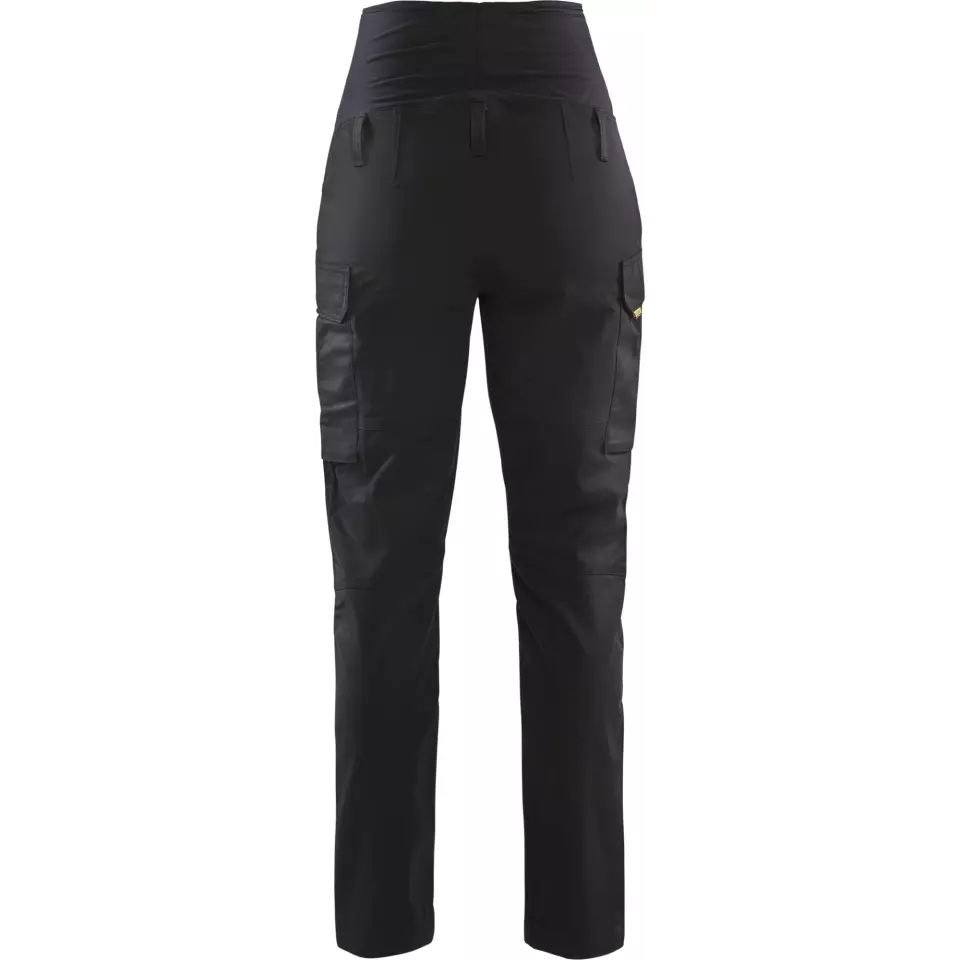 Blåkläder 710118309900, Stretch Maternity Pants, Black, image 4, gallery thumbnail