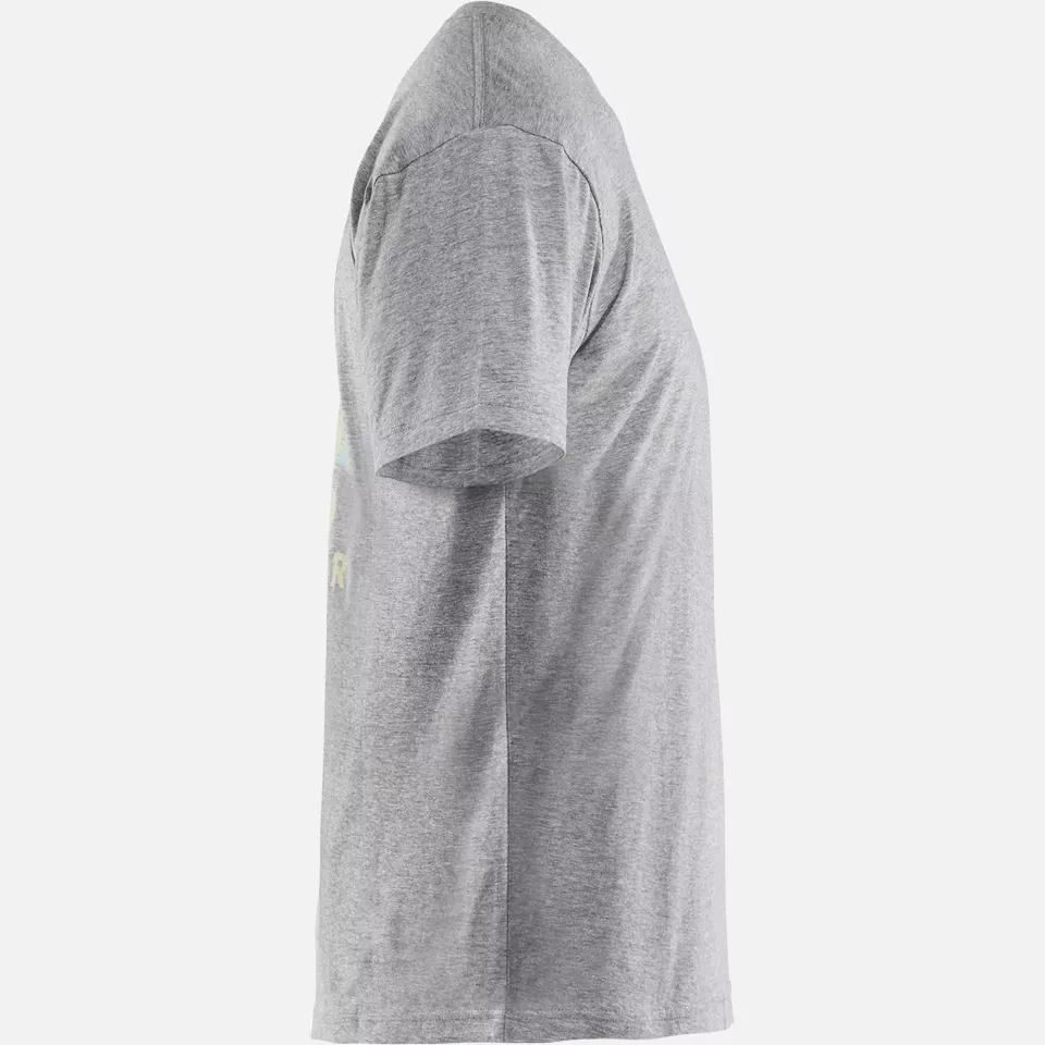 Blaklader 941910439000, Blaklader Beach Club T-Shirt, Grey Melange, image 2, gallery thumbnail