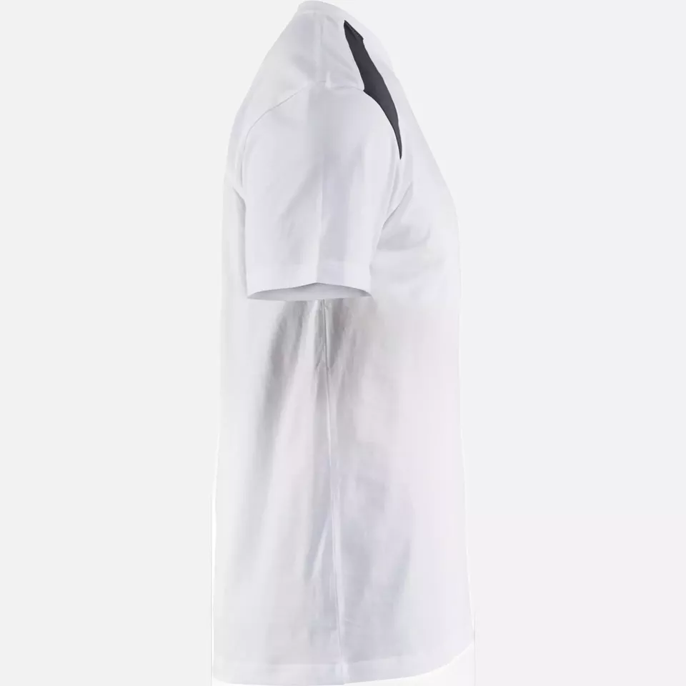 Blaklader 337910421098, T-Shirt, White/Dark Grey, image 2, gallery thumbnail
