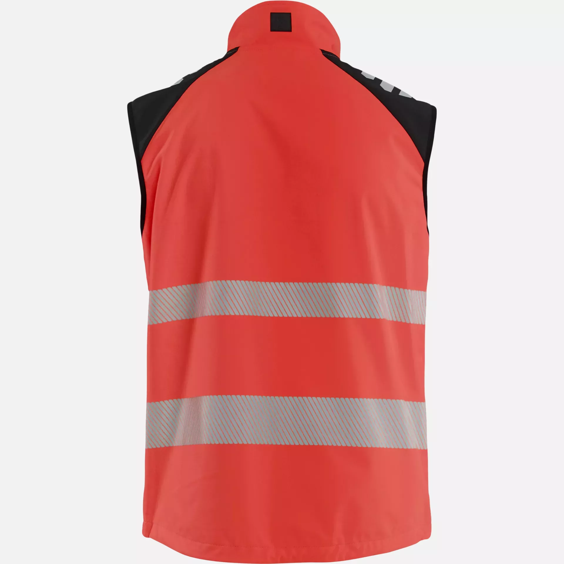 Blaklader 309125135599, Hi-Vis Softshell Vest, High Vis Red/Black, image 4