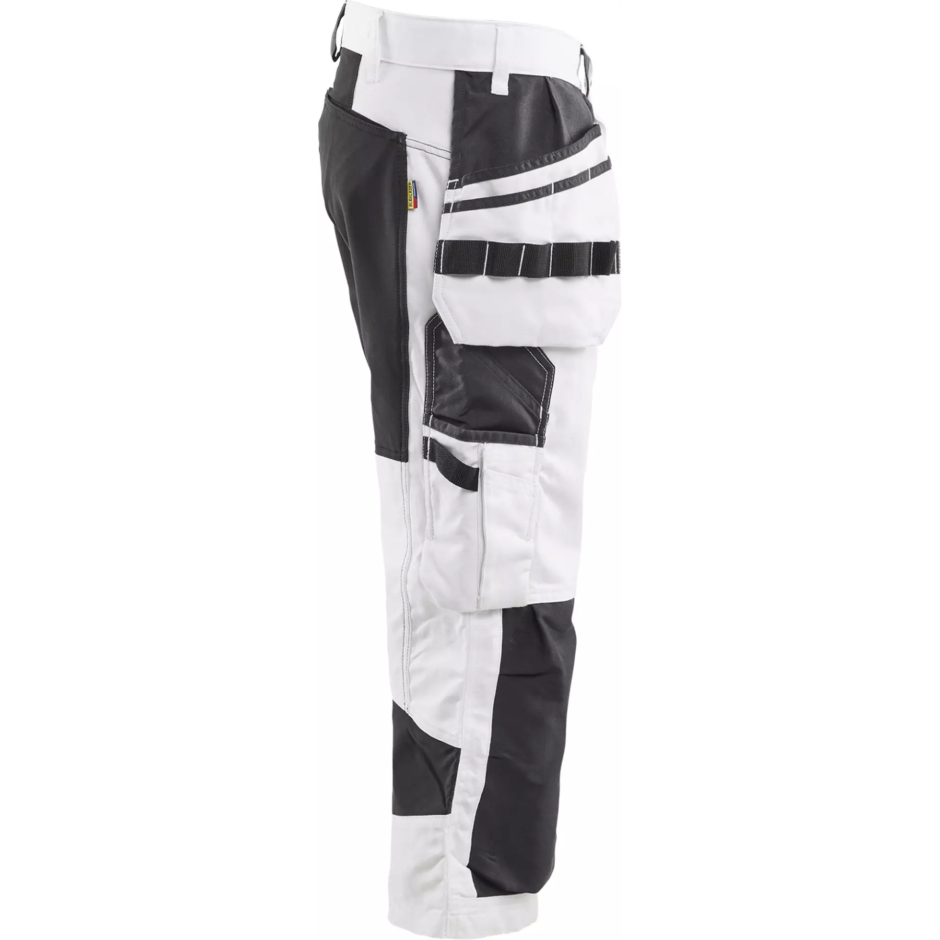 Blåkläder 191213101099, Painter Pirate Stretch Shorts, White/Black, image 2