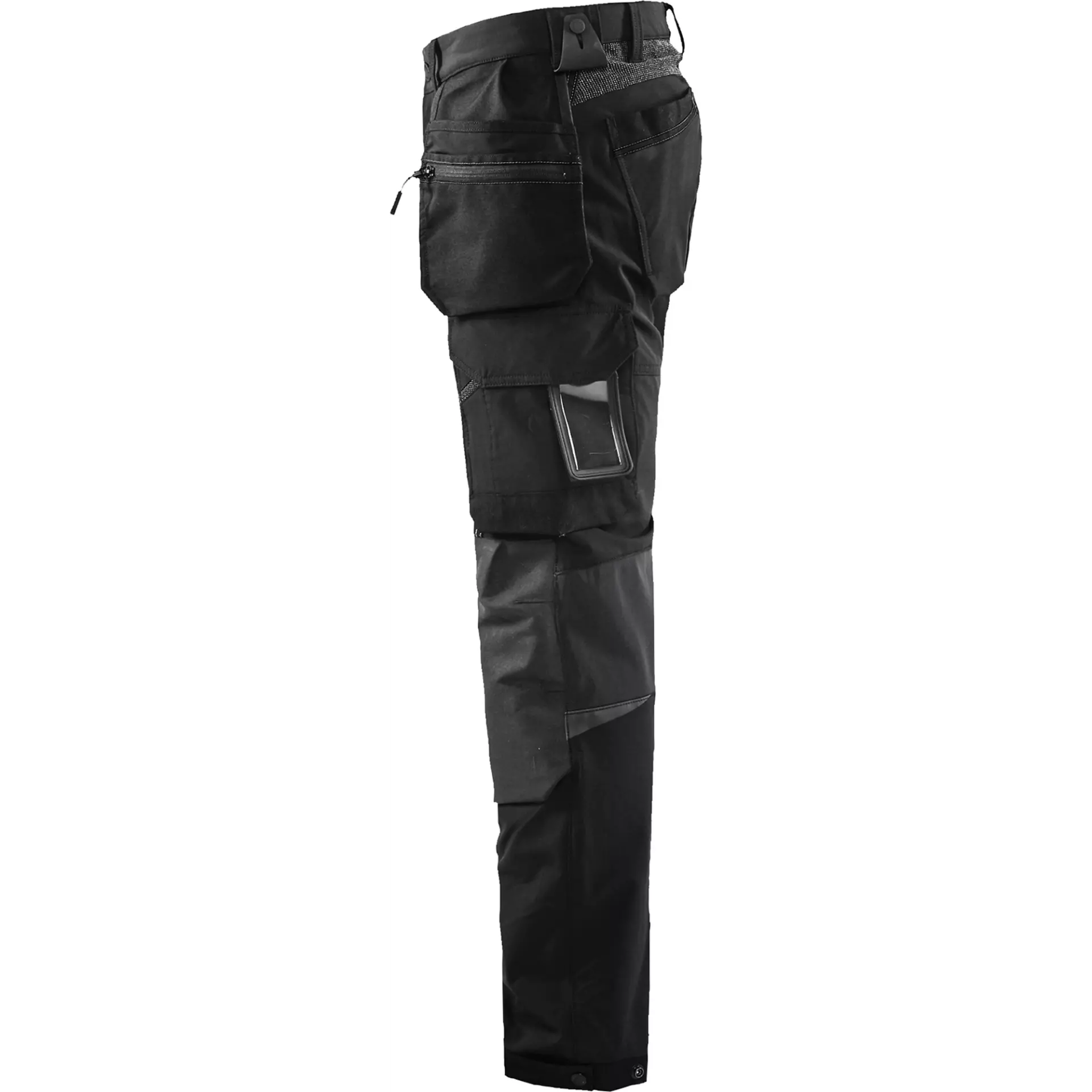 Blaklader 152216459998, 4-Way Stretch Craftsman Work Trousers, Black/Dark Grey, image 3