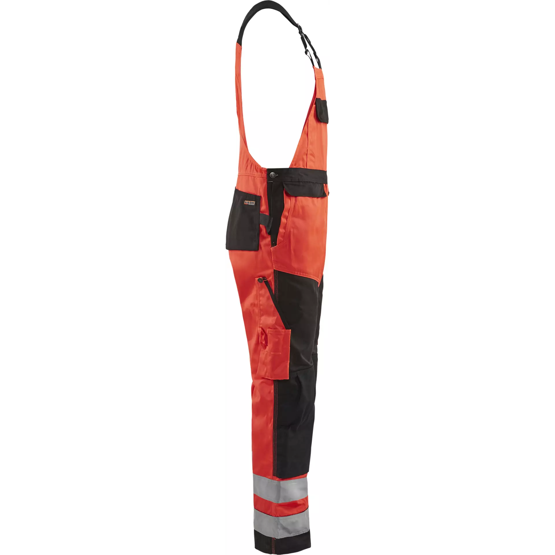 Blåkläder 266018115599, High Vis Latzhose, Rot/Schwarz, image 2