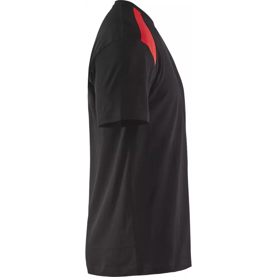 Blåkläder 337910429956, T-Shirt, Black/Red, image 2, gallery thumbnail