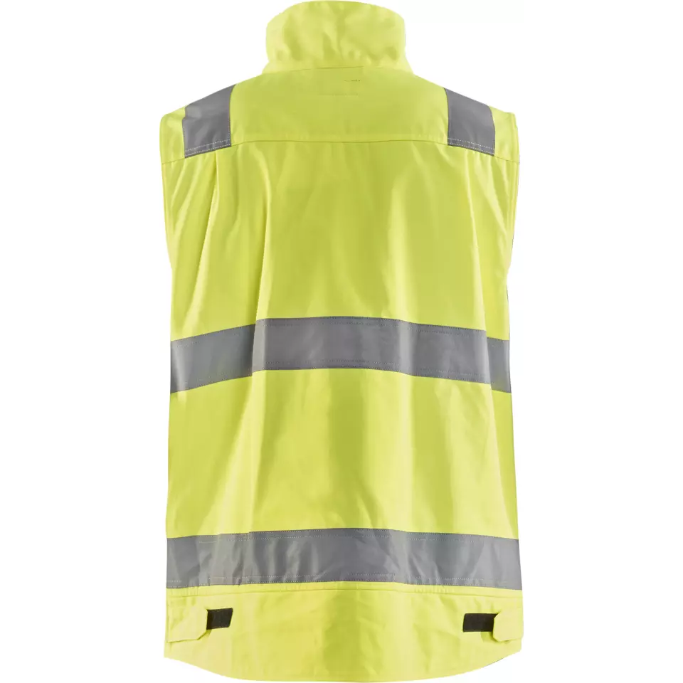 Blaklader 850518043389, High Vis Vest, Yellow/Navy Blue, image 4, gallery thumbnail