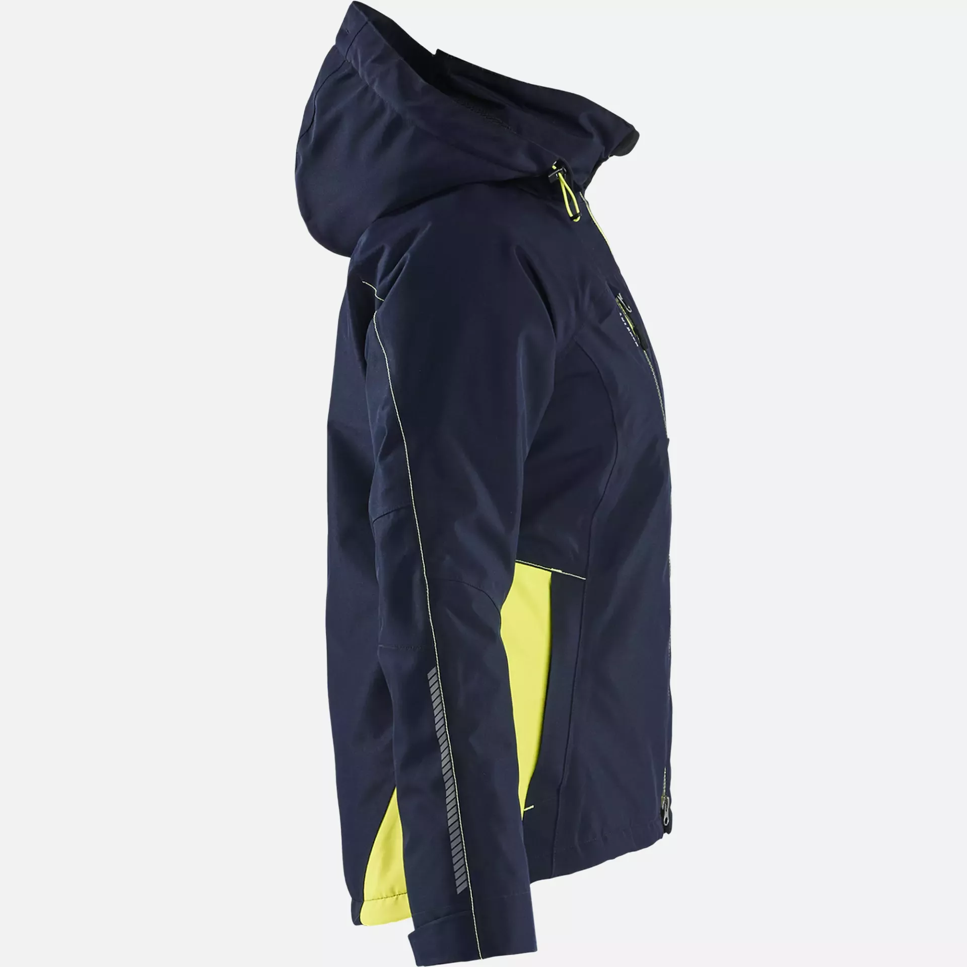 Blaklader 497219778633, Ladies Lined Lightweight Winter Jacket, Dark Navy/Yellow, image 2