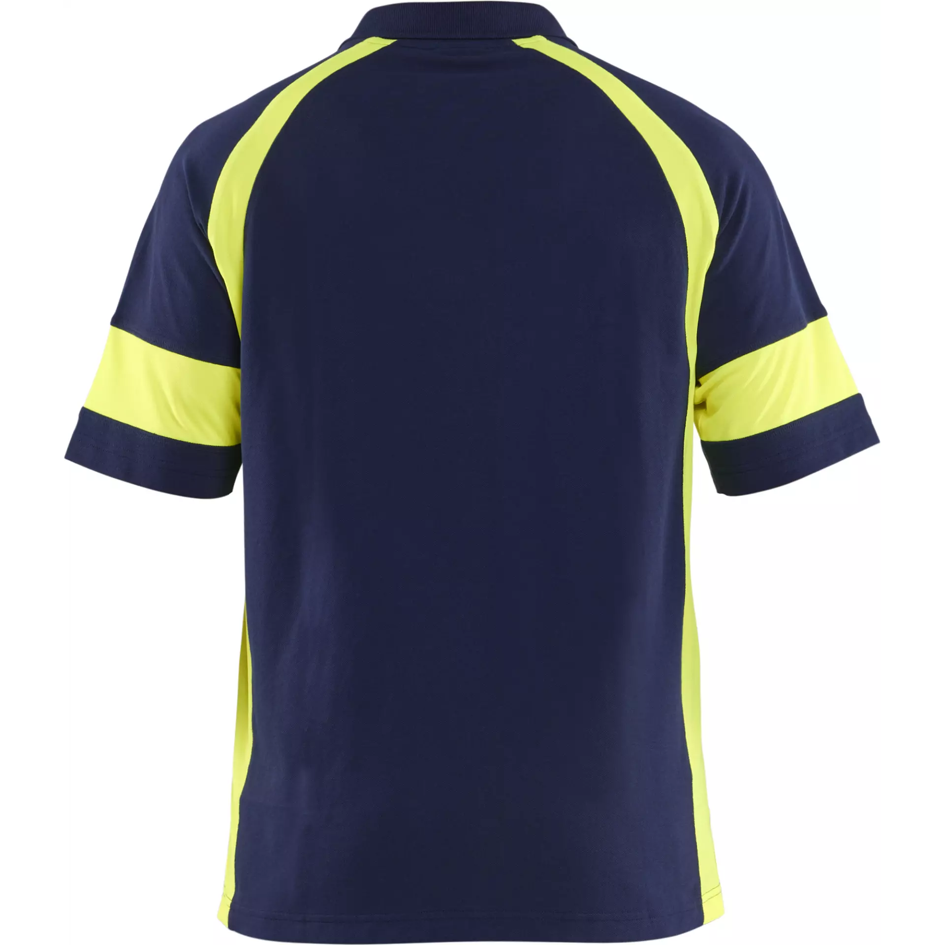 Blaklader 352810508933, High Vis Polo Shirt, Navy Blue/ Yellow, image 4
