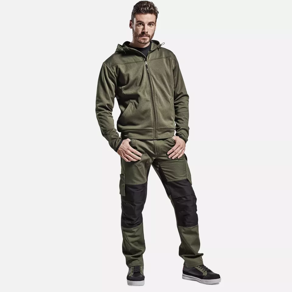 Blaklader 149513304599, Stretch Work Trousers, Dark Olive Green/Black, image 5, gallery thumbnail