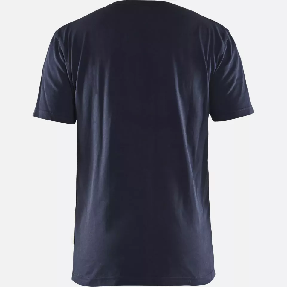 Blaklader 337910428633, T-Shirt, Dunkel Marineblau/Gelb, image 4, gallery thumbnail