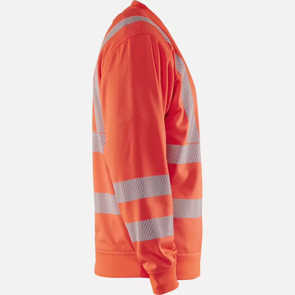 Blaklader 356225385500, High Vis Sweatshirt, Red, image 2, gallery thumbnail