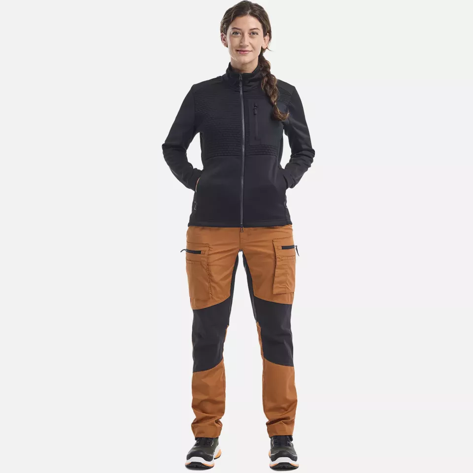 Blaklader 715918454099, Ladies Stretch Work Trousers, Rust/Black, image 5, gallery thumbnail