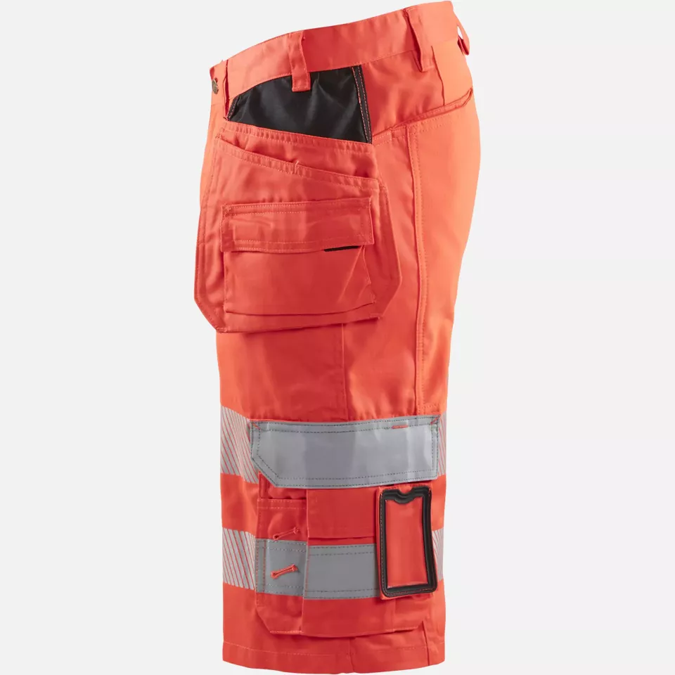 Blaklader 158618115500, High Vis Stretch Shorts, Red, image 3, gallery thumbnail